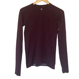 Sweaty Betty Tech Long Sleeve Pullover Maroon Top M